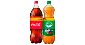 Kit Coca Cola 2L + Fanta Guarana 2L 