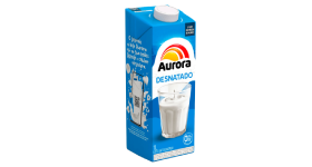 Leite Longa Vida desnatado 1L un - Aurora